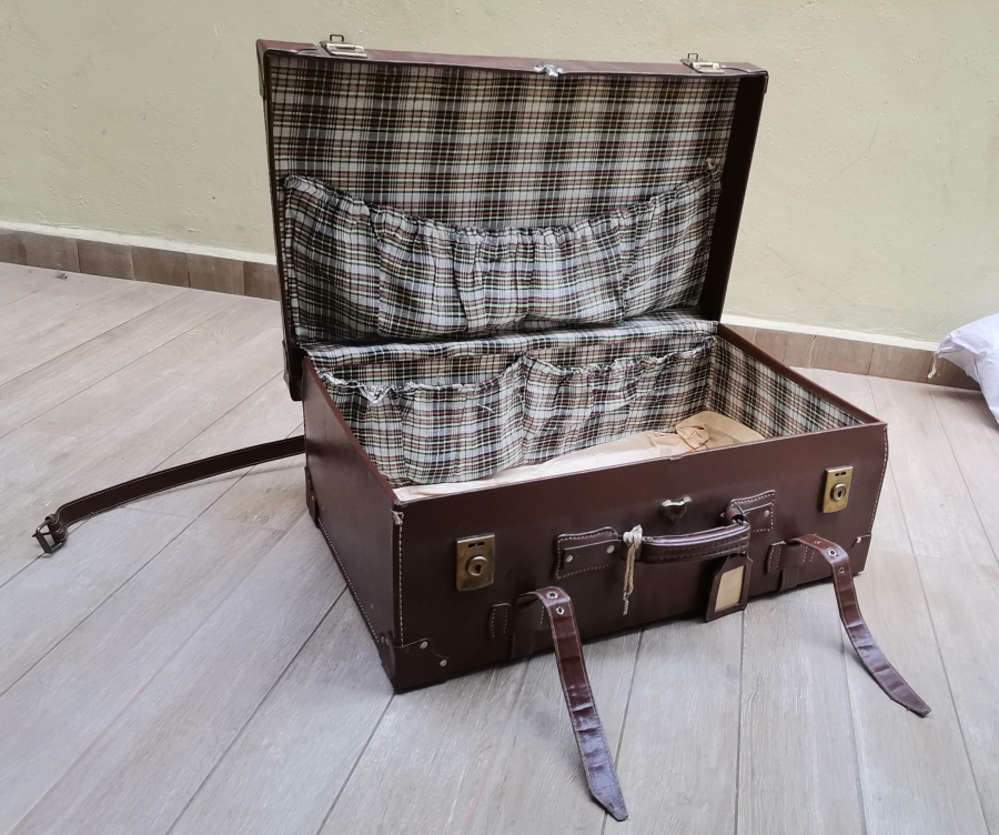 BÜYÜK BOY ANTİKA DERİ BAVUL