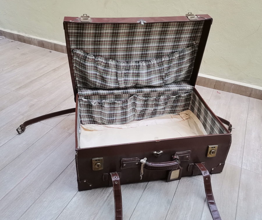 BÜYÜK BOY ANTİKA DERİ BAVUL