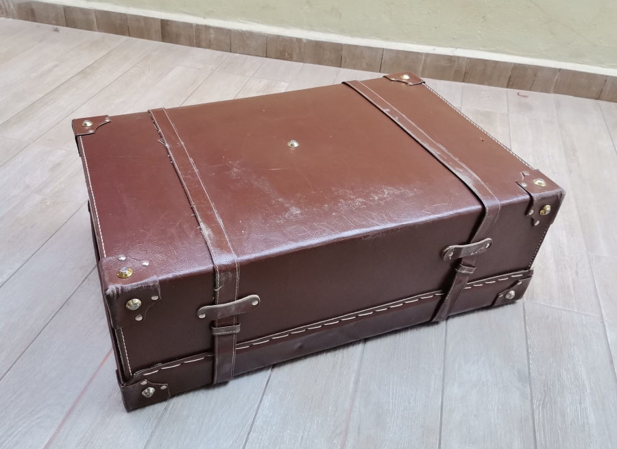 BÜYÜK BOY ANTİKA DERİ BAVUL