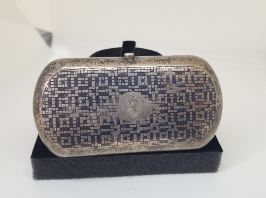 ÇARLIK RUSYA DÖNEMİ SAVATLI GÜMÜŞ TABAKA