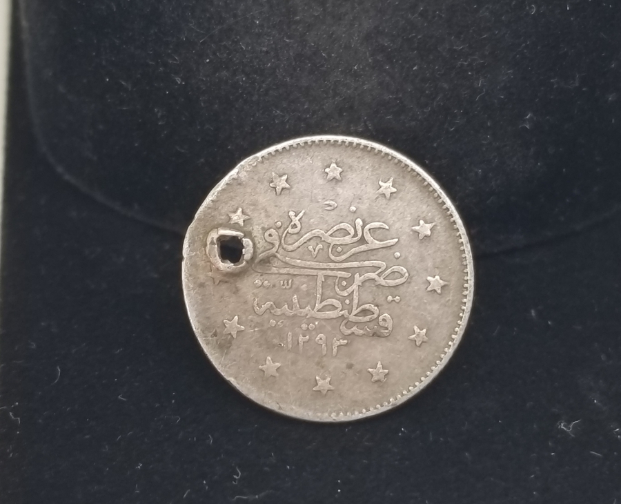 SULTAN ABDÜLHAMİD DÖNEMİ GÜMÜŞ 2 KURUŞ MECİDİYE