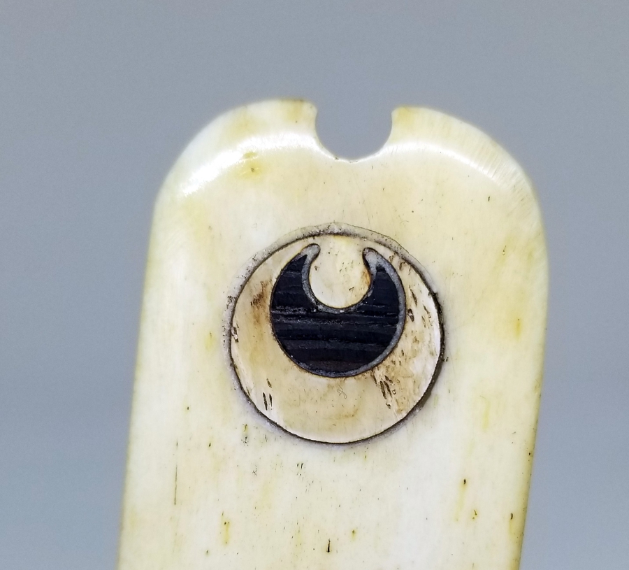 OSMANLI DÖNEMİ HİLAL MOTİFLİ KEMİK HATTAT MÜHRESİ