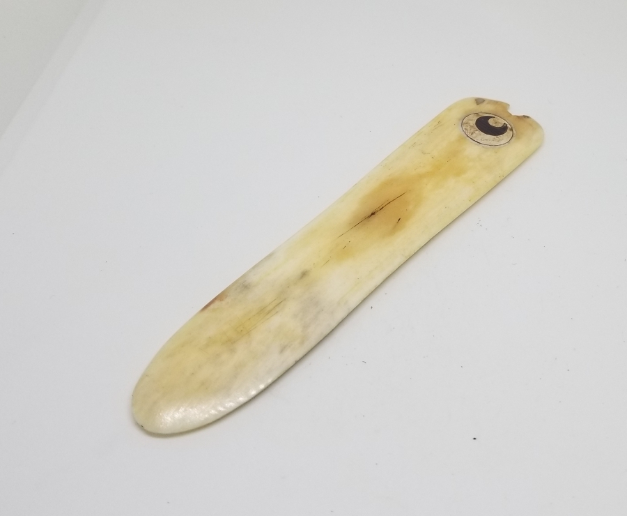 OSMANLI DÖNEMİ HİLAL MOTİFLİ KEMİK HATTAT MÜHRESİ