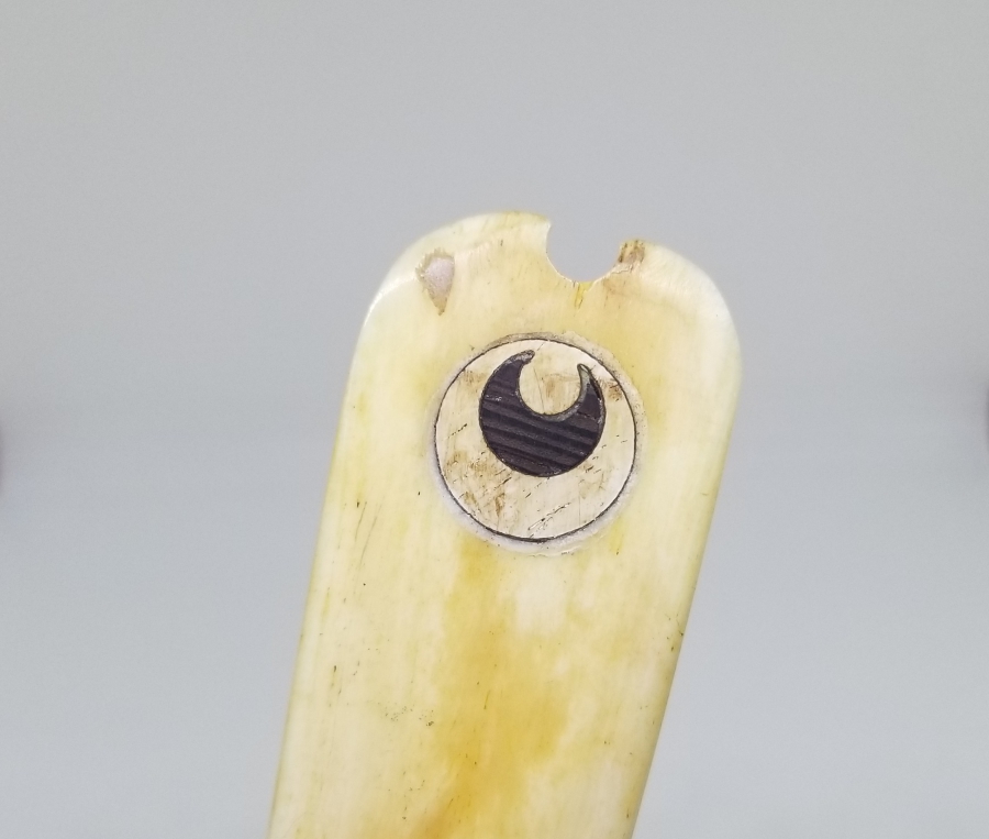 OSMANLI DÖNEMİ HİLAL MOTİFLİ KEMİK HATTAT MÜHRESİ