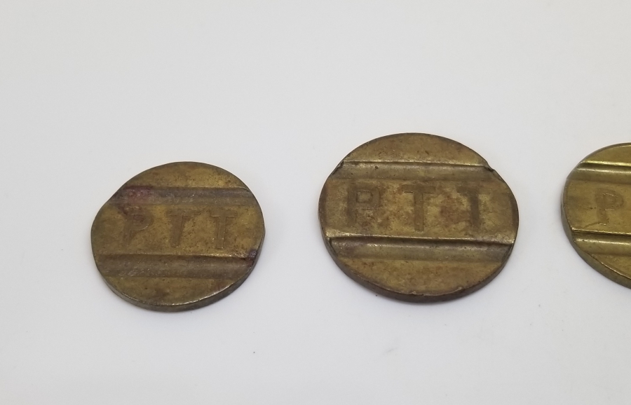 ANTİKA TELEFON JETONU LOTU