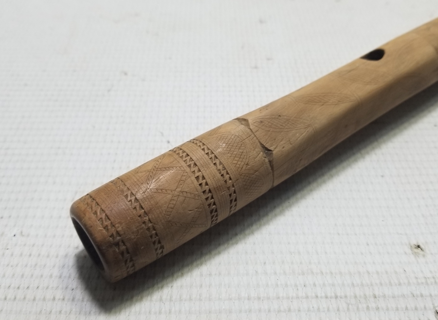 ÜZERİ İŞLEMELİ OSMANLI DÖNEMİ ÇOBAN KAVALI