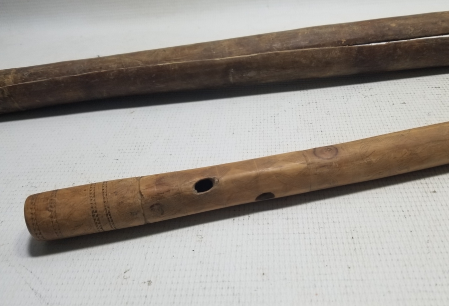 ÜZERİ İŞLEMELİ OSMANLI DÖNEMİ ÇOBAN KAVALI