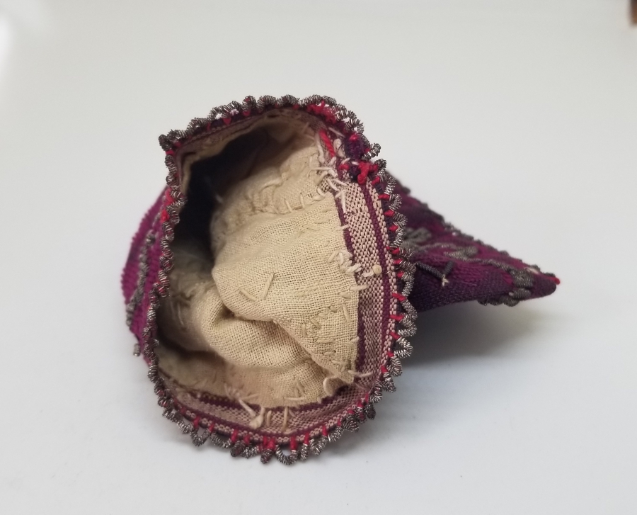 GÜMÜŞ SIRMA İŞÇİLİKLİ OSMANLI DÖNEMİ NADİR TİPTE KESE