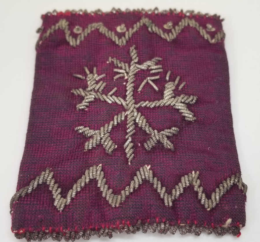 GÜMÜŞ SIRMA İŞÇİLİKLİ OSMANLI DÖNEMİ NADİR TİPTE KESE