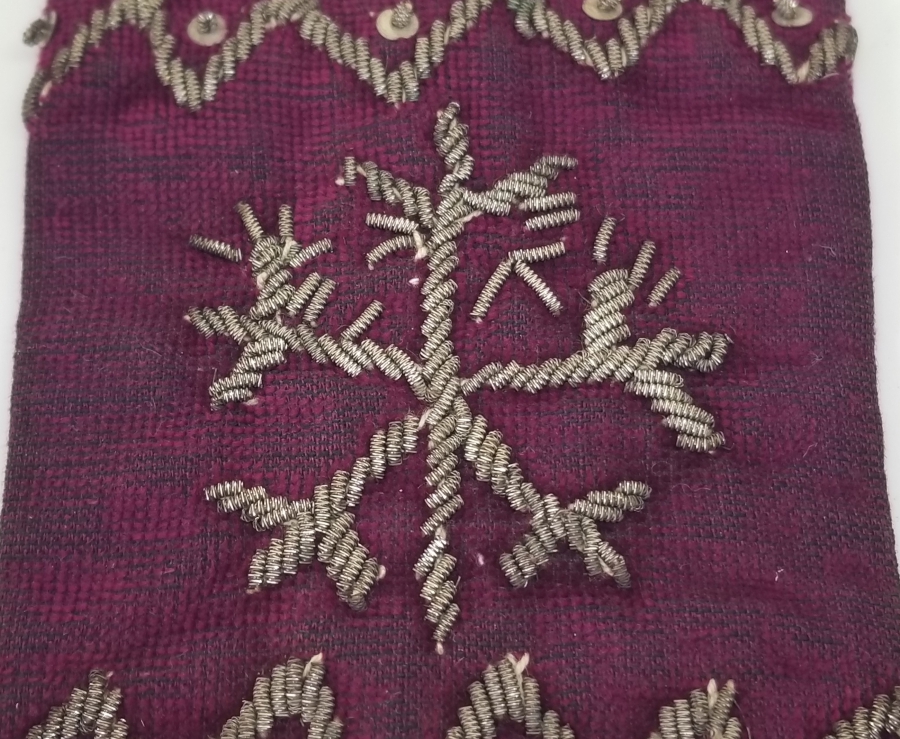 GÜMÜŞ SIRMA İŞÇİLİKLİ OSMANLI DÖNEMİ NADİR TİPTE KESE