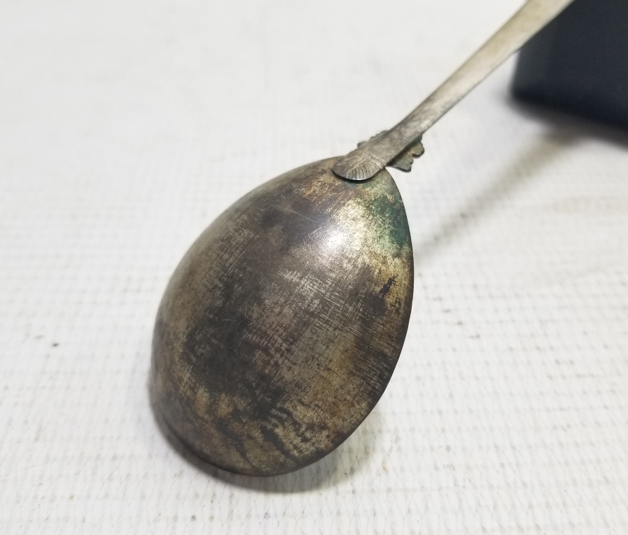 ÜZERİ KALEM VE KABARTMA İŞÇİLİKLİ OSMANLI DÖNEMİ RUM İŞİ KAŞIK