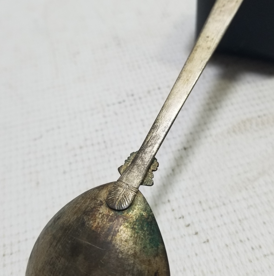 ÜZERİ KALEM VE KABARTMA İŞÇİLİKLİ OSMANLI DÖNEMİ RUM İŞİ KAŞIK