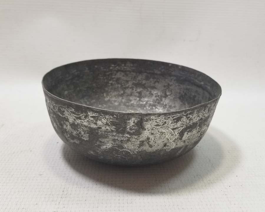 ÜZERİ İŞLEMELİ OSMANLI DÖNEMİ BAKIR HOŞAF KASESİ