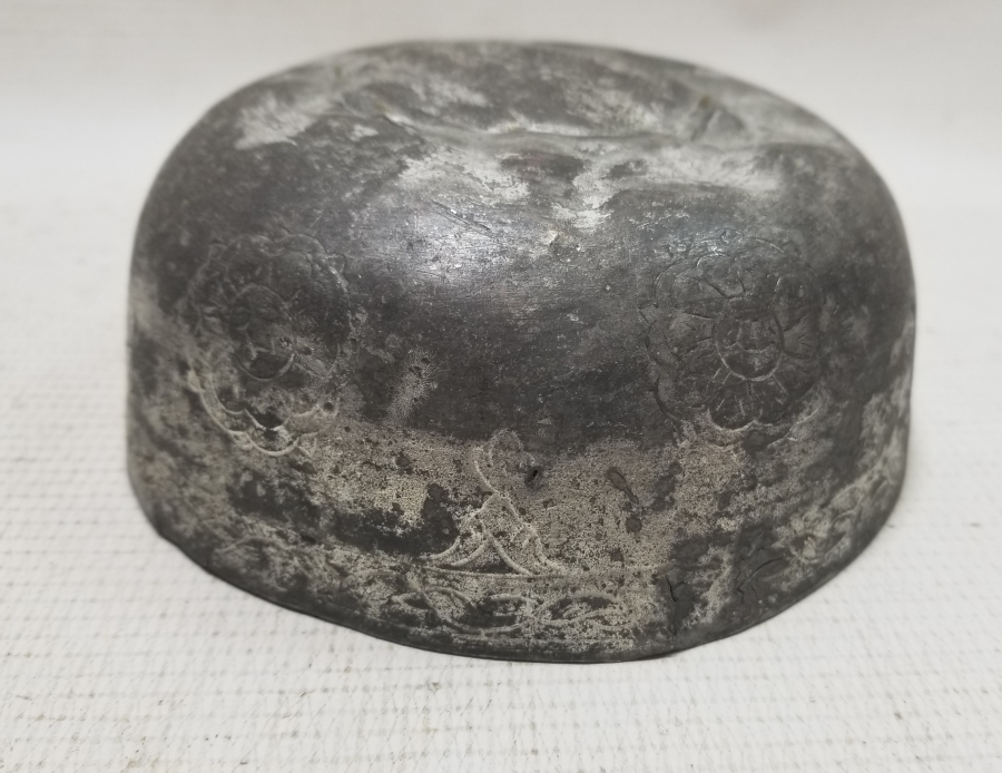 ÜZERİ İŞLEMELİ OSMANLI DÖNEMİ BAKIR HOŞAF KASESİ