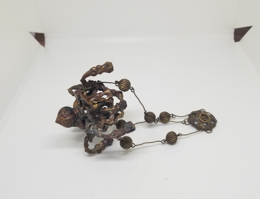 ÜZERİ TOMBAK İŞÇİLİKLİ OSMANLI DÖNEMİ NADİR KANDİL