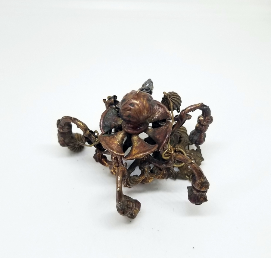 ÜZERİ TOMBAK İŞÇİLİKLİ OSMANLI DÖNEMİ NADİR KANDİL