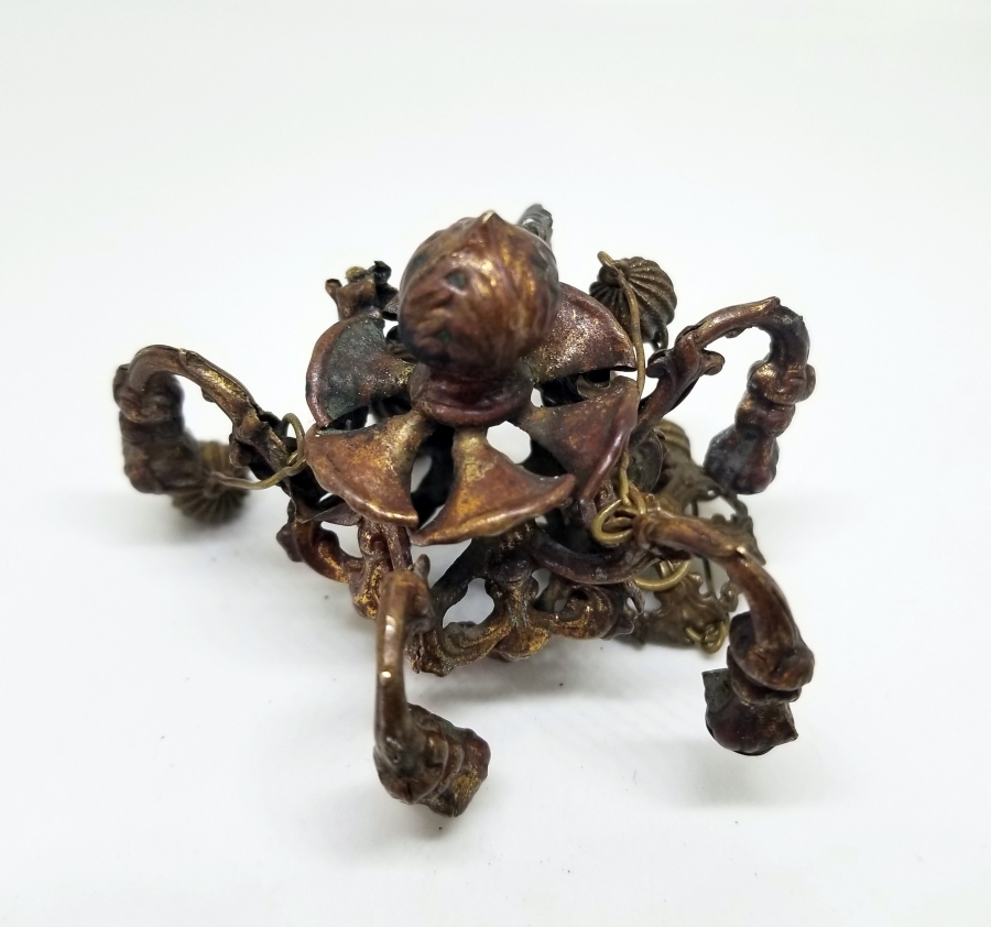 ÜZERİ TOMBAK İŞÇİLİKLİ OSMANLI DÖNEMİ NADİR KANDİL