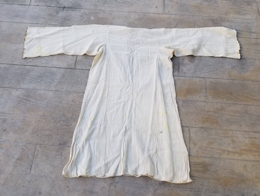 YAKASI VE KOLLARI İĞNE OYALI OSMANLI DÖNEMİ GELİN İÇLİĞİ