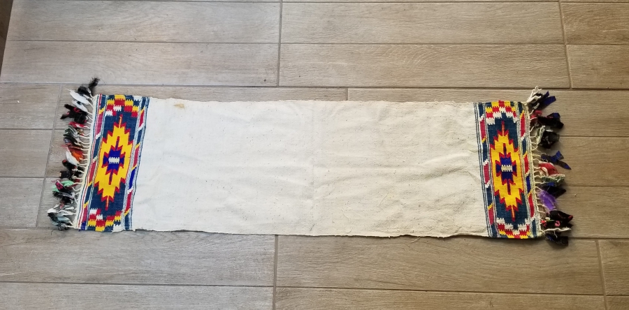 OSMANLI DÖNEMİ EL DOKUMA İŞLEMELİ YAĞLIK