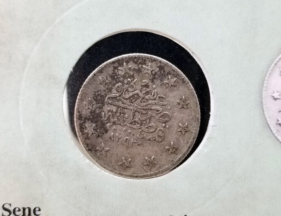 SULTAN ABDÜLHAMİD DÖNEMİ GÜMÜŞ 2 KURUŞ MECİDİYE