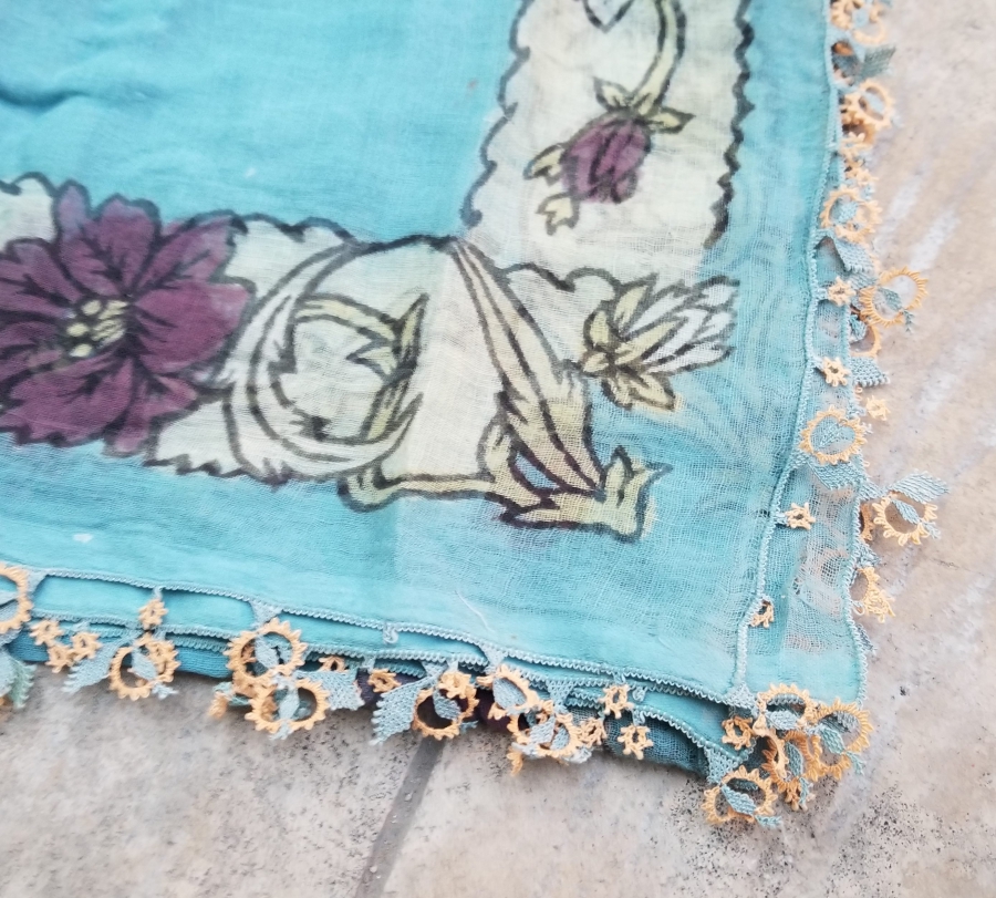 YAZMASI KIRKAĞAÇ BASKI İĞNE OYALI YAZMA