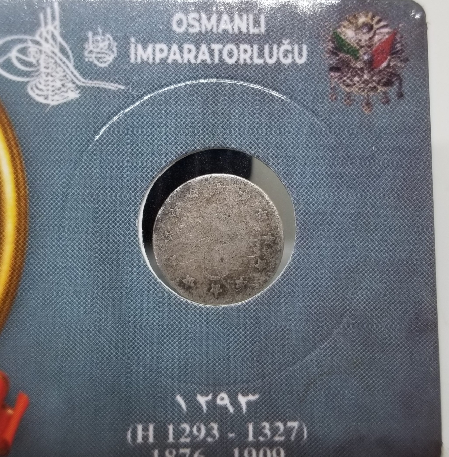 ABDÜLHAMİD HAN DÖNEMİ GÜMÜŞ 1 KURUŞ