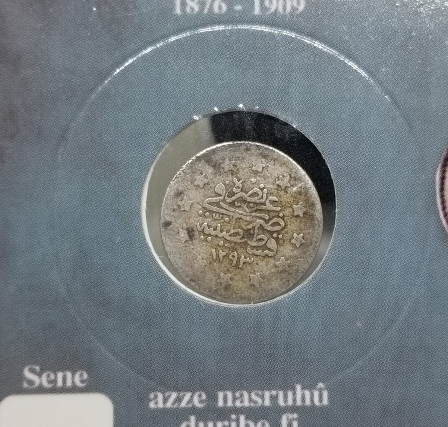 ABDÜLHAMİD HAN DÖNEMİ GÜMÜŞ 1 KURUŞ