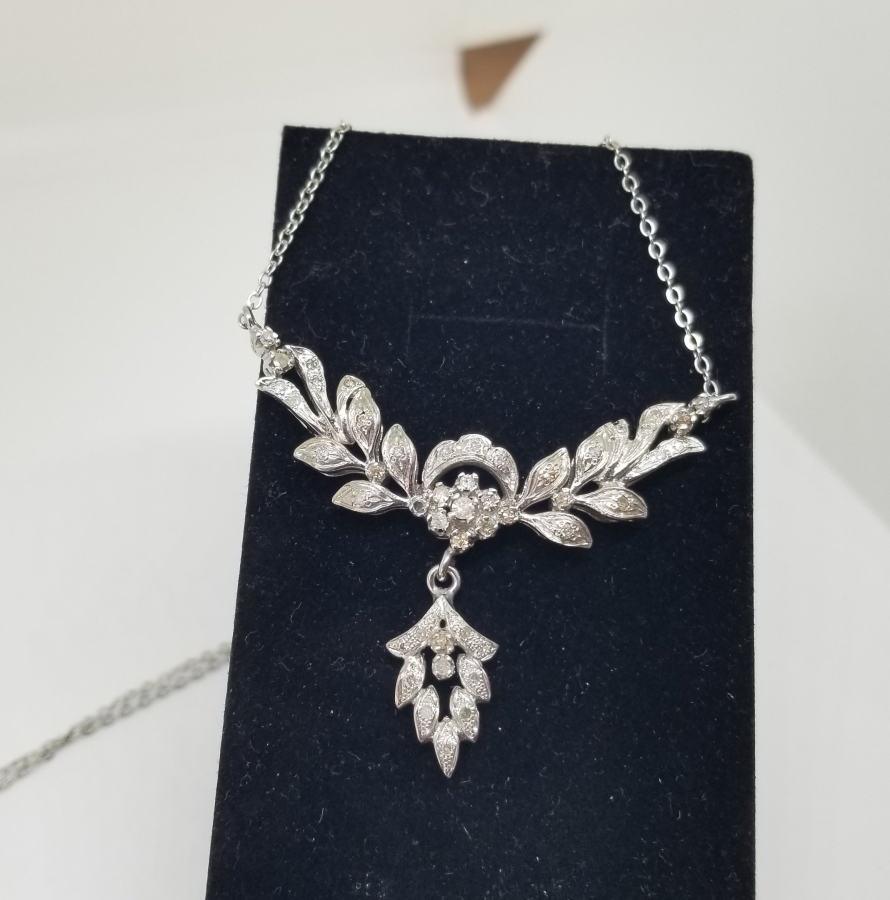 ÖZEL YAPIM ÇELENKLİ PIRLANTA GERDANLIK