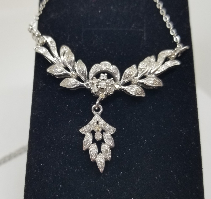 ÖZEL YAPIM ÇELENKLİ PIRLANTA GERDANLIK