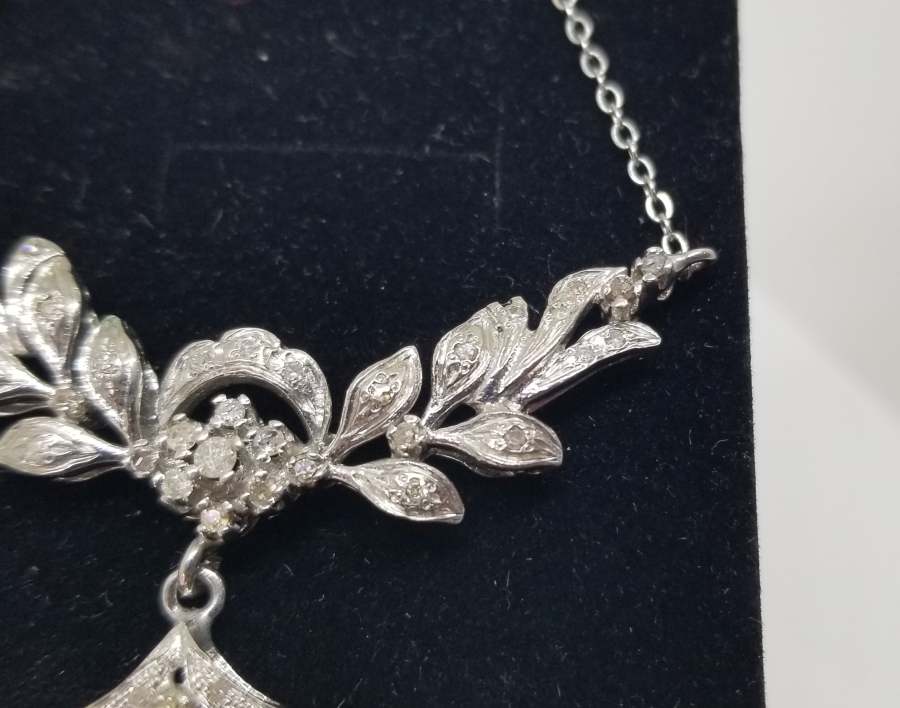 ÖZEL YAPIM ÇELENKLİ PIRLANTA GERDANLIK