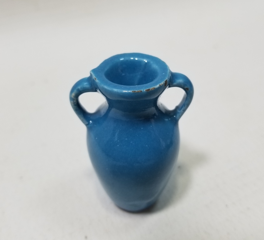 KÜP FORMUNDA YAPILMIŞ ANTİKA KÜTAHYA HOKKA