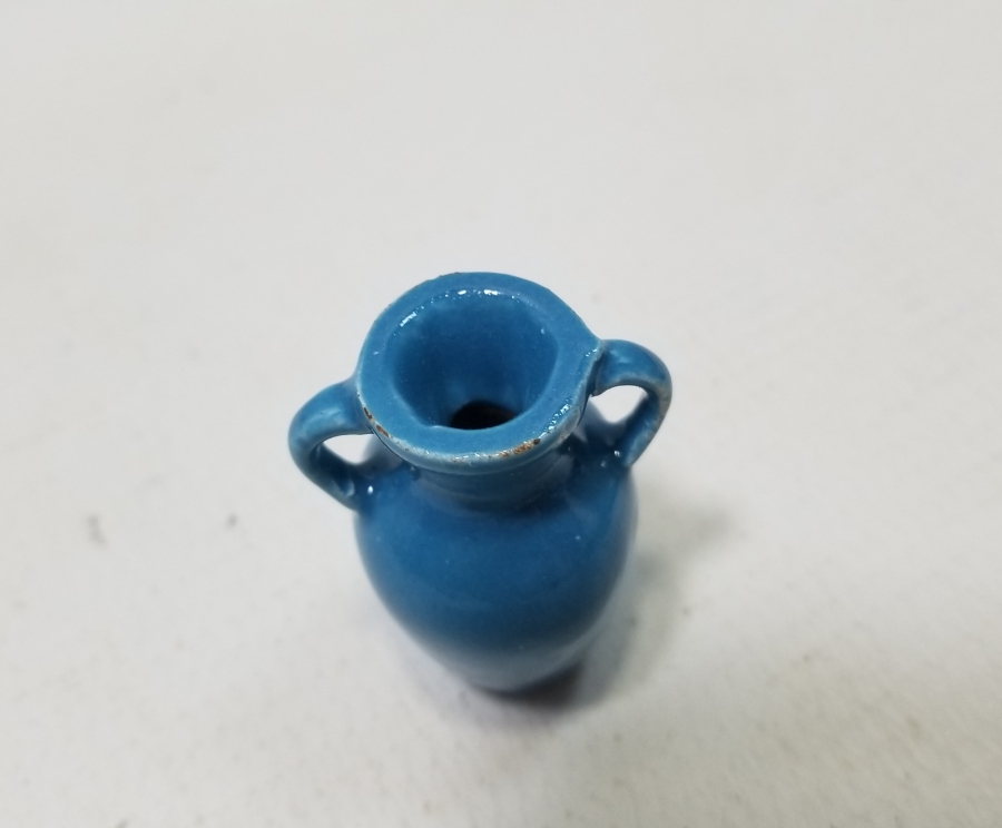 KÜP FORMUNDA YAPILMIŞ ANTİKA KÜTAHYA HOKKA