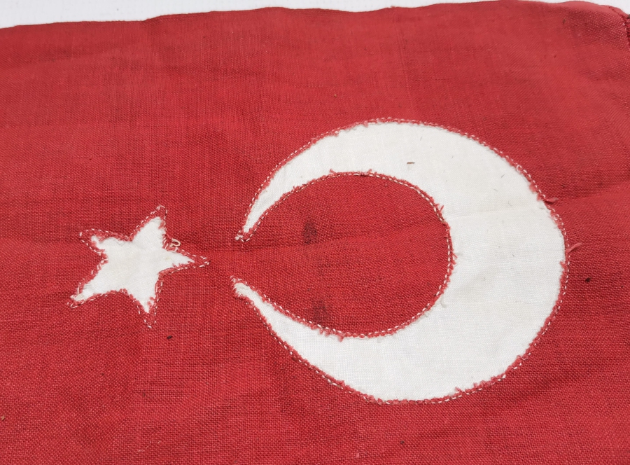 EL YAPIMI KURTULUŞ SAVAŞI DÖNEMİ ANTİKA BAYRAK