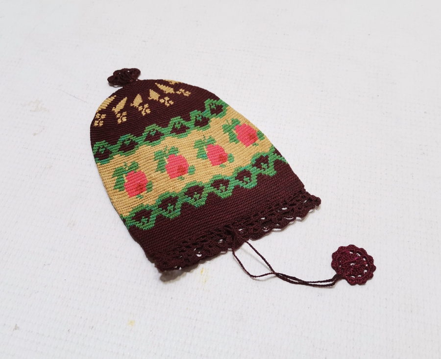 GÜMÜŞ SIRMALI VE KÖK BOYALI OSMANLI DÖNEMİ PARA KESESİ