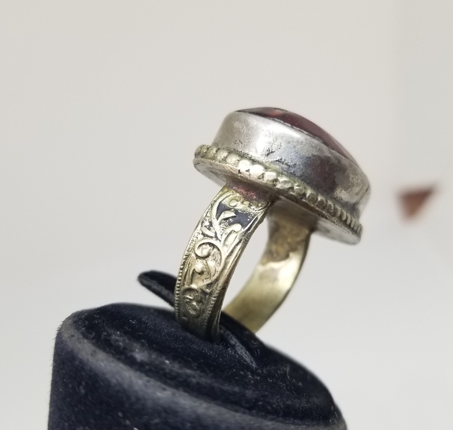 AKİK TAŞLI ANTİKA TÜRKMEN YÜZÜK