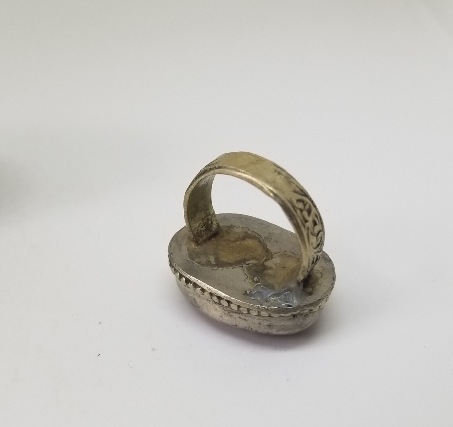 AKİK TAŞLI ANTİKA TÜRKMEN YÜZÜK