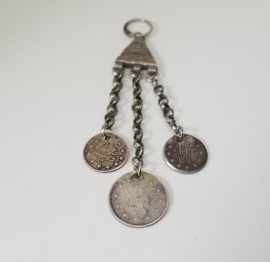 OSMANLI DÖNEMİ GÜMÜŞ TESPİH PÜSKÜLÜ