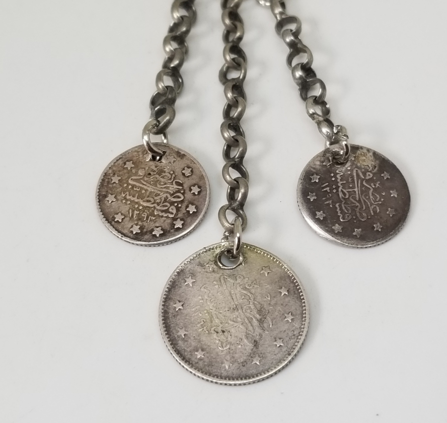 OSMANLI DÖNEMİ GÜMÜŞ TESPİH PÜSKÜLÜ