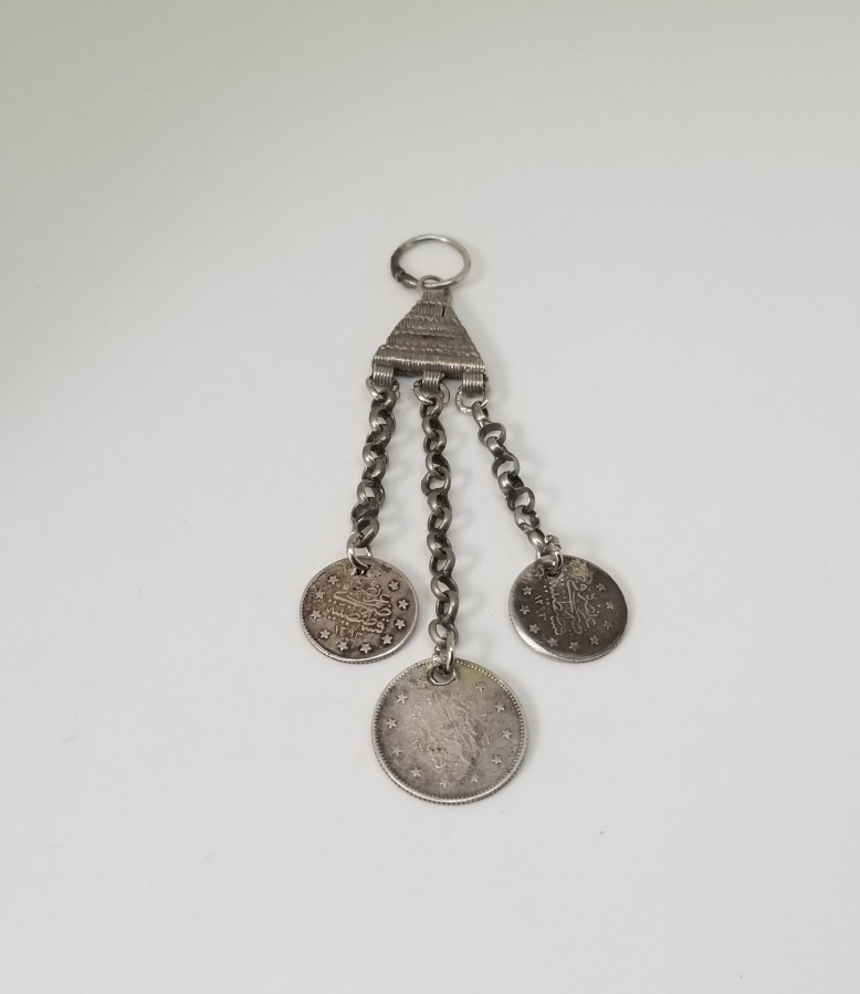 OSMANLI DÖNEMİ GÜMÜŞ TESPİH PÜSKÜLÜ