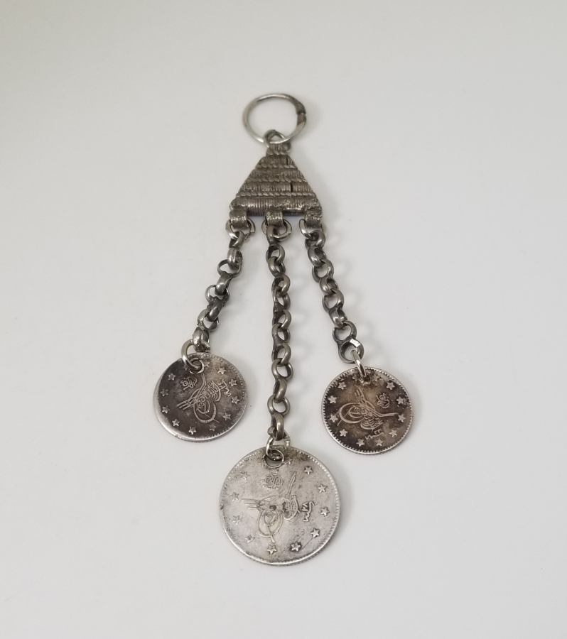 OSMANLI DÖNEMİ GÜMÜŞ TESPİH PÜSKÜLÜ