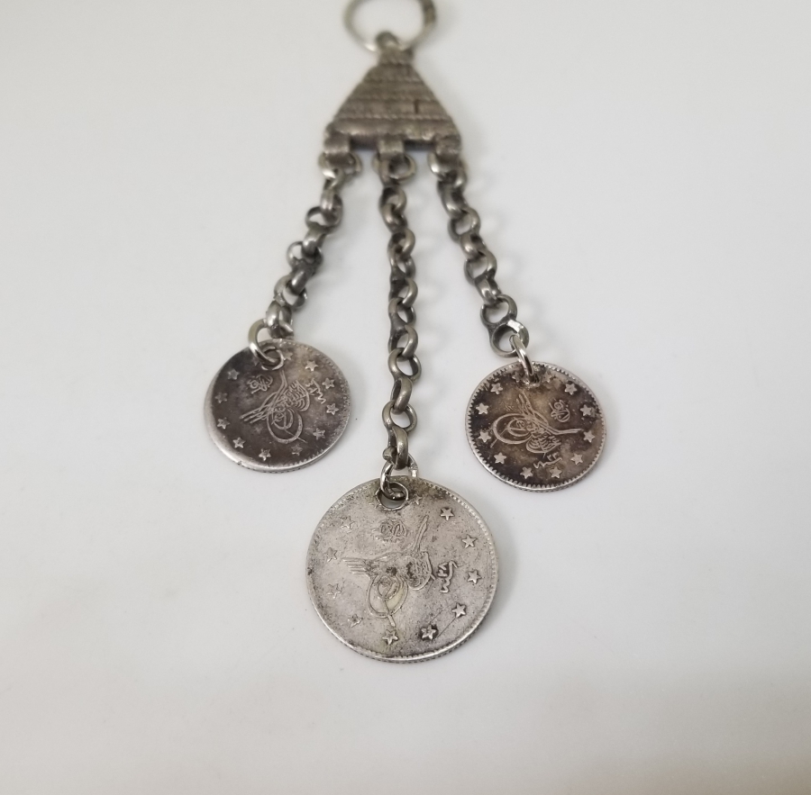 OSMANLI DÖNEMİ GÜMÜŞ TESPİH PÜSKÜLÜ