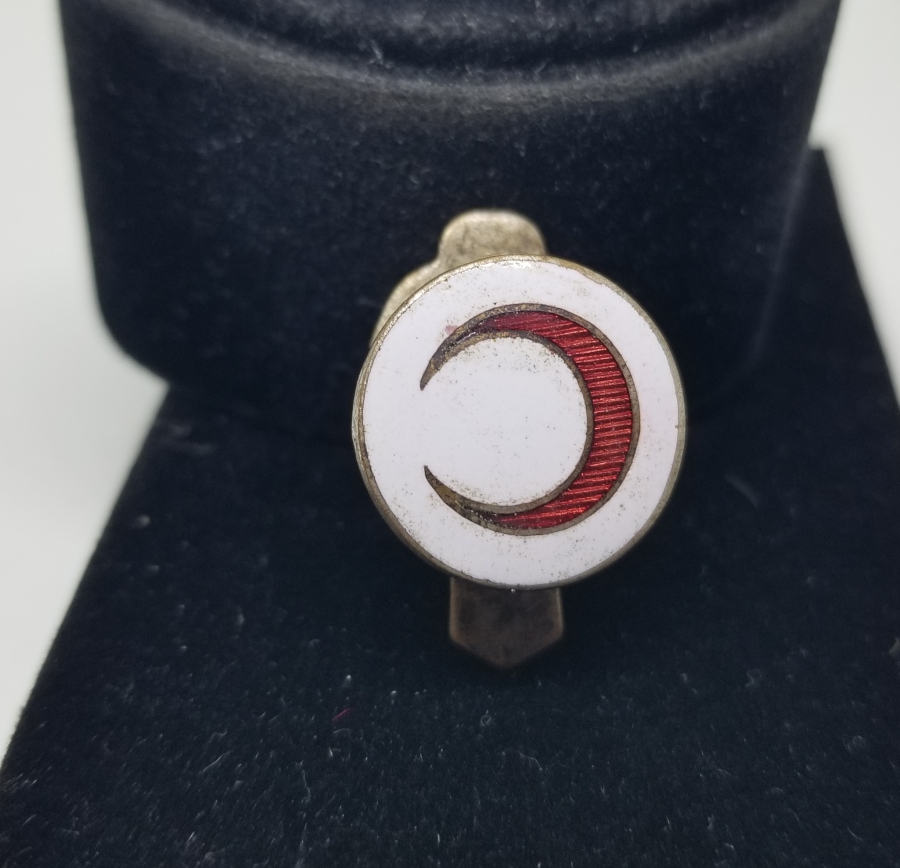 OSMANLI DÖNEMİ MİNELİ HİLAL-İ AHMER ROZET