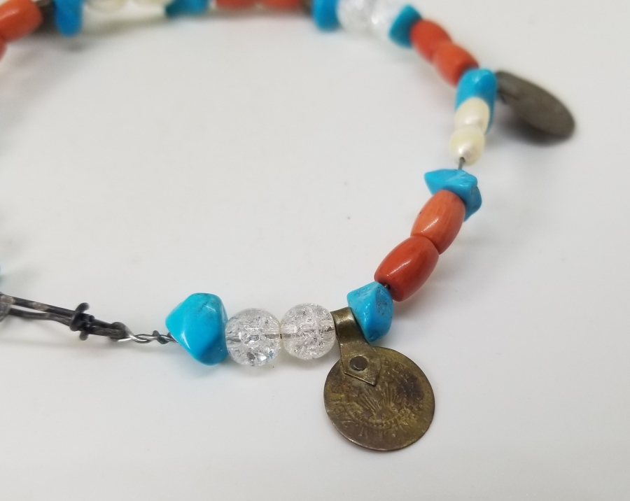 OSMANLI PARÇALARDAN YAPILMIŞ ÖZEL DİZAYN BİLEKLİK