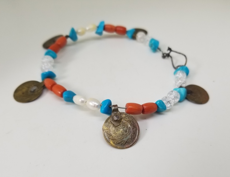 OSMANLI PARÇALARDAN YAPILMIŞ ÖZEL DİZAYN BİLEKLİK