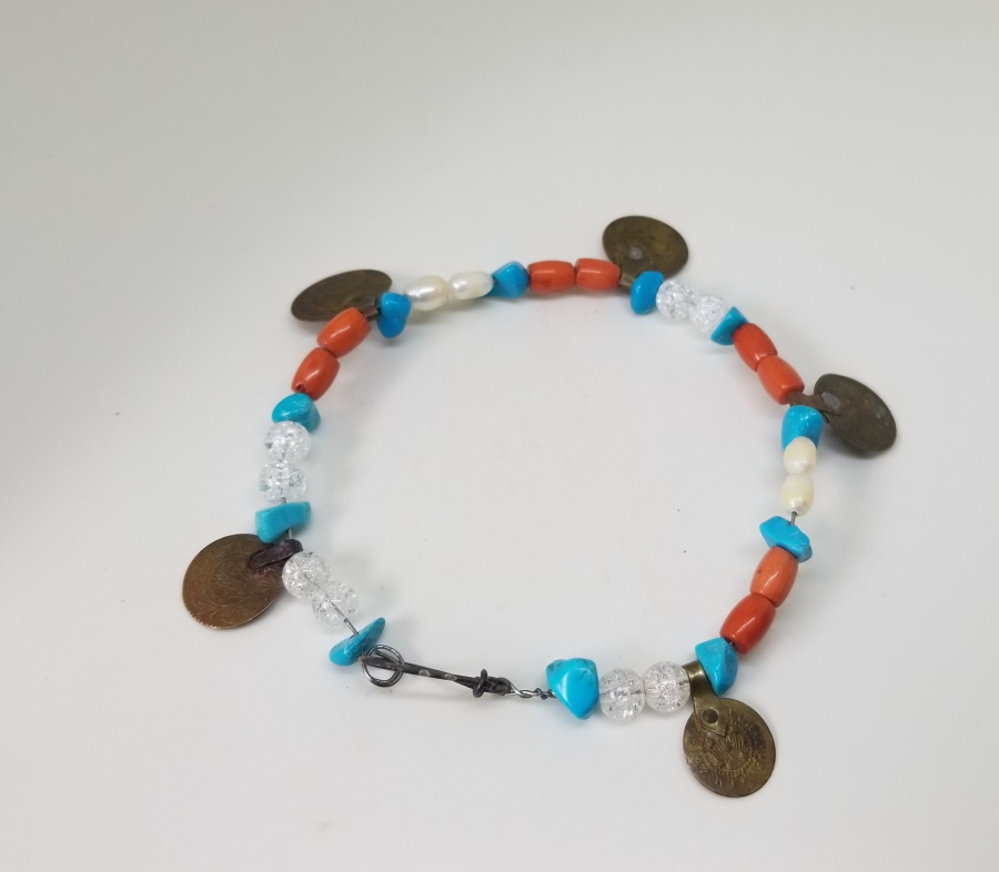 OSMANLI PARÇALARDAN YAPILMIŞ ÖZEL DİZAYN BİLEKLİK