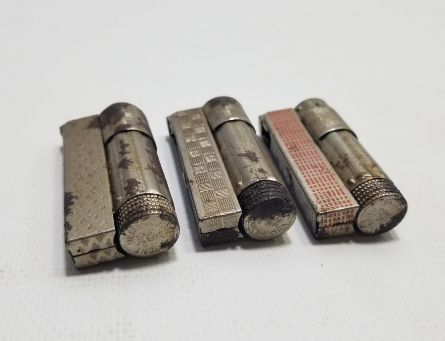 3 ADET ANTİKA MUHTAR ÇAKMAĞI