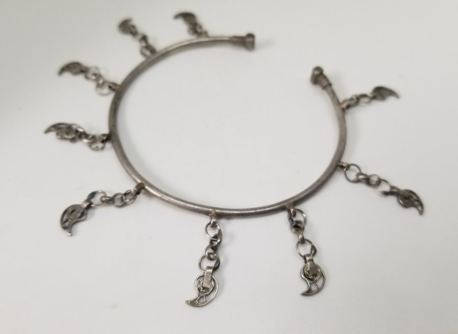 OSMANLI DÖNEMİ NADİR RUM İŞİ GÜMÜŞ PAZUBEND