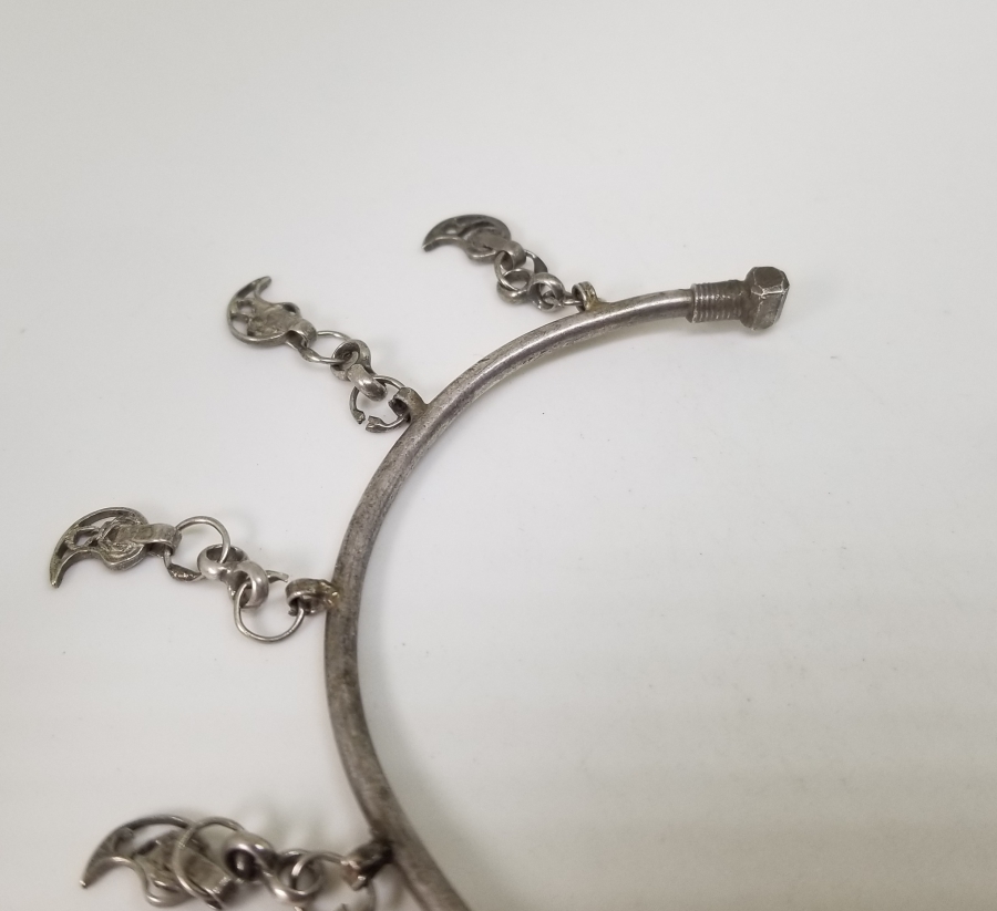 OSMANLI DÖNEMİ NADİR RUM İŞİ GÜMÜŞ PAZUBEND