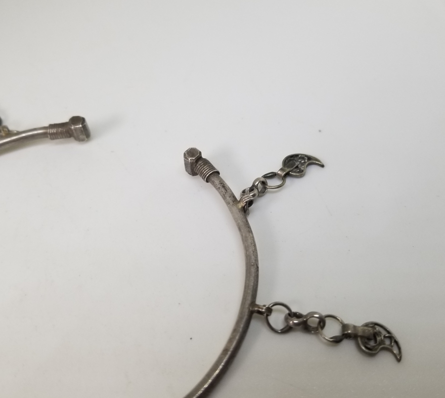 OSMANLI DÖNEMİ NADİR RUM İŞİ GÜMÜŞ PAZUBEND