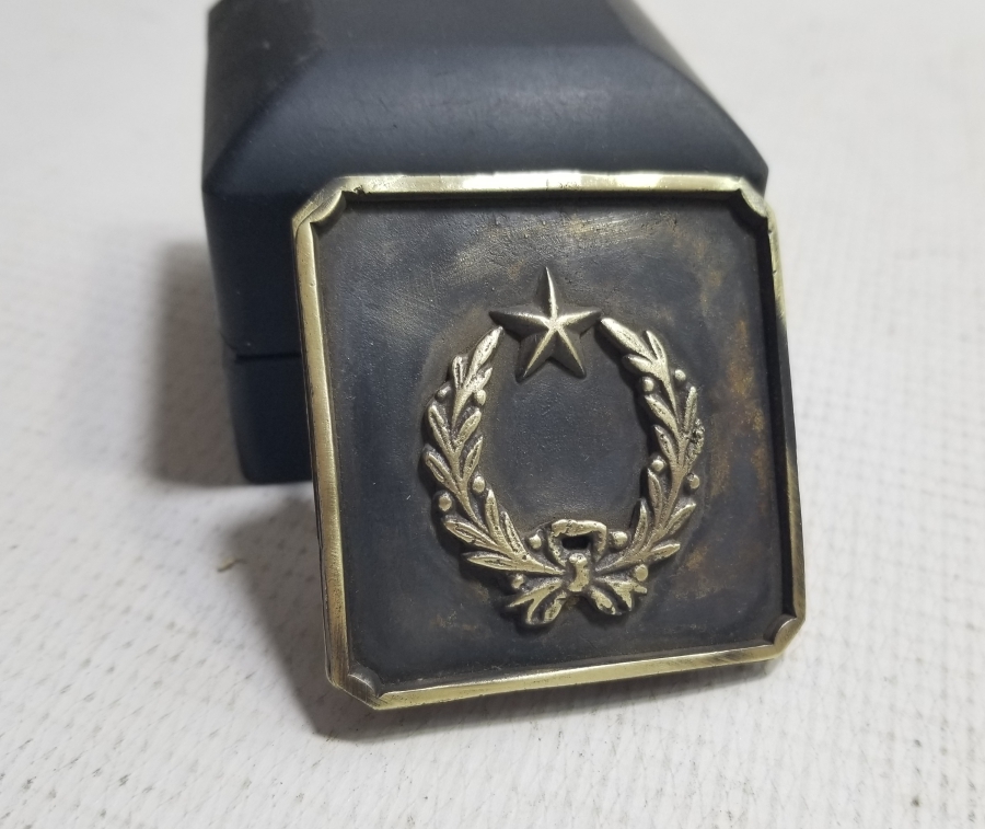 NADİR TİPTE OSMANLI DÖNEMİ ERTUĞRUL ALAYLARI SUBAY KEMER TOKASI